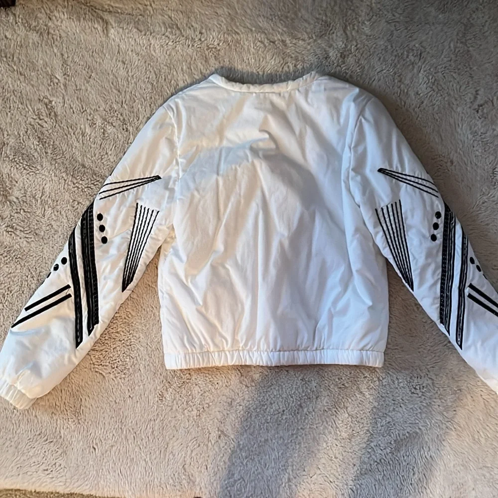Good condition. Black and white jacket. Nice for fall weather. - Picture 2 of 3